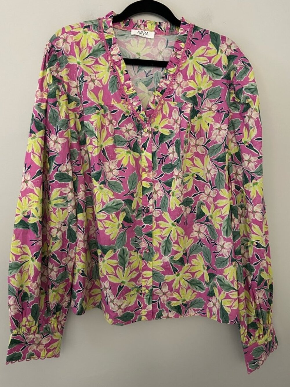NWT AVARA fiona top button down shirt (XXL) - Picture 2 of 9